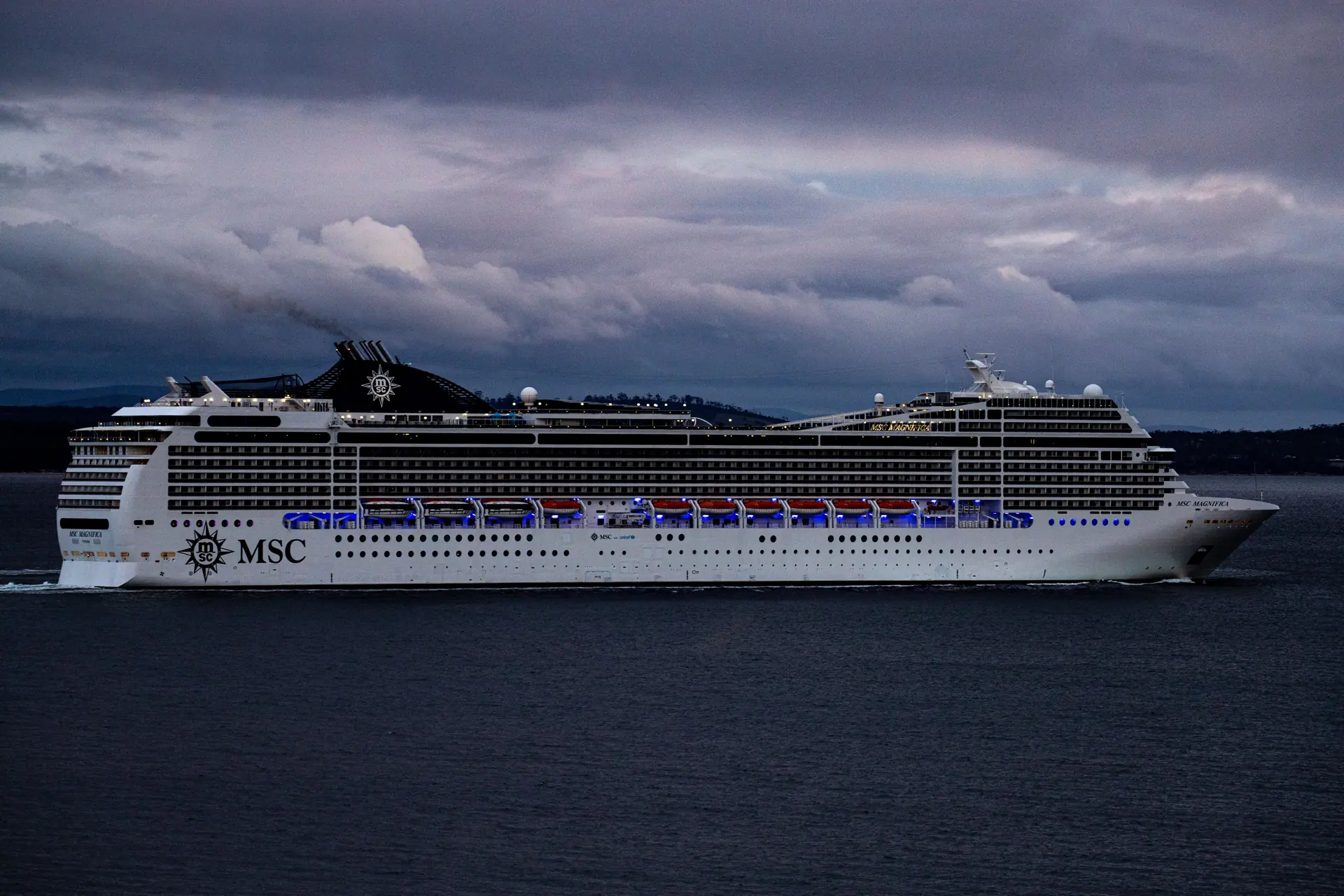 A cruise ship